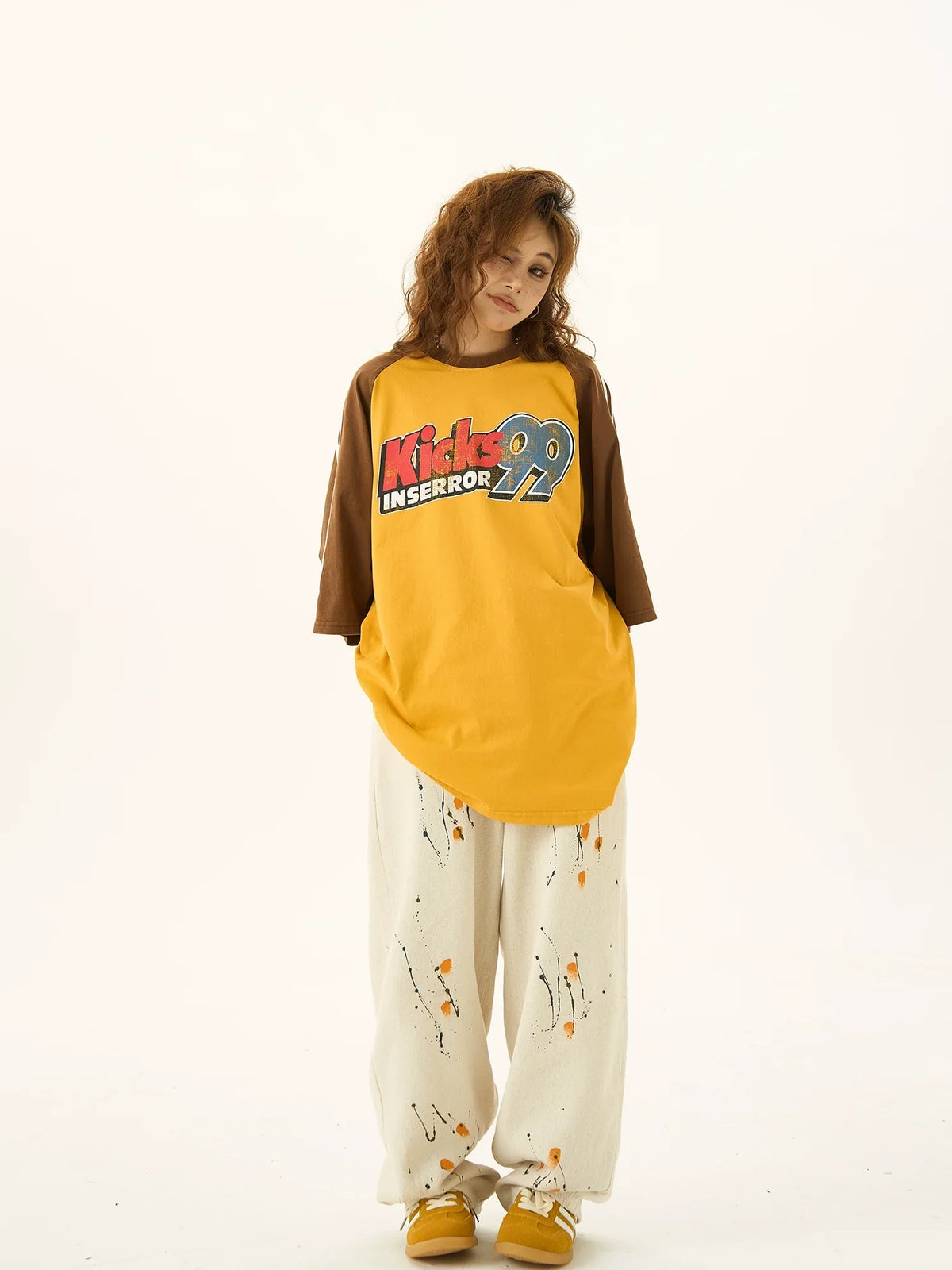 Side Stripe Oversize Short Sleeve T-Shirt
