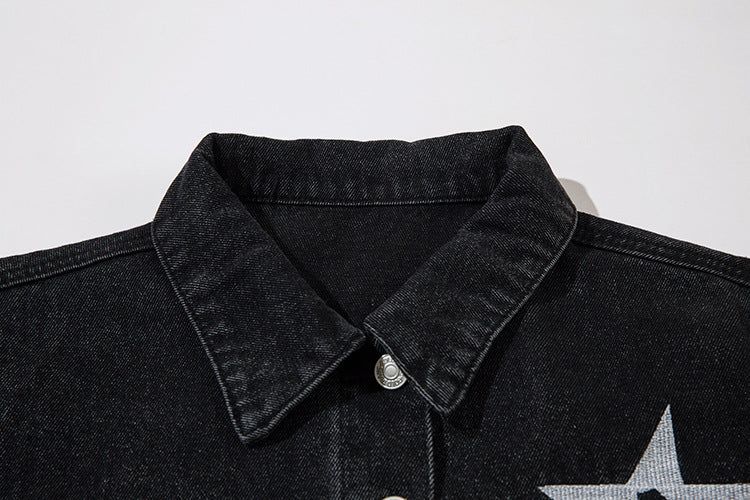 Chaqueta vaquera bordada Let's Rock