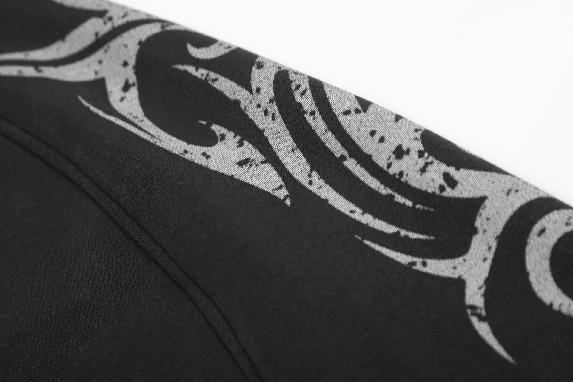 Tribal Print Drawstring Wide Leg Sweatpants