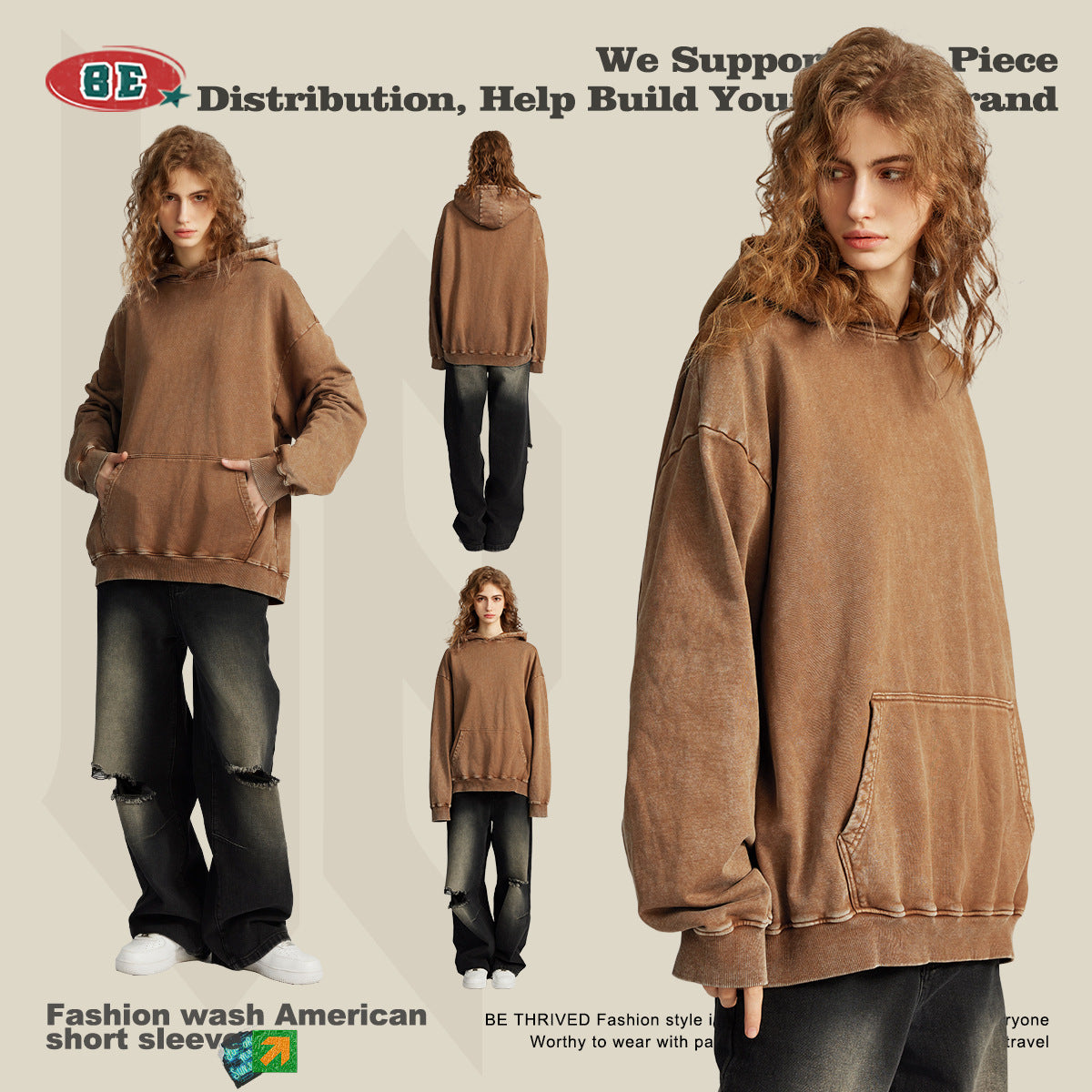 Oversize Washed Hoodie