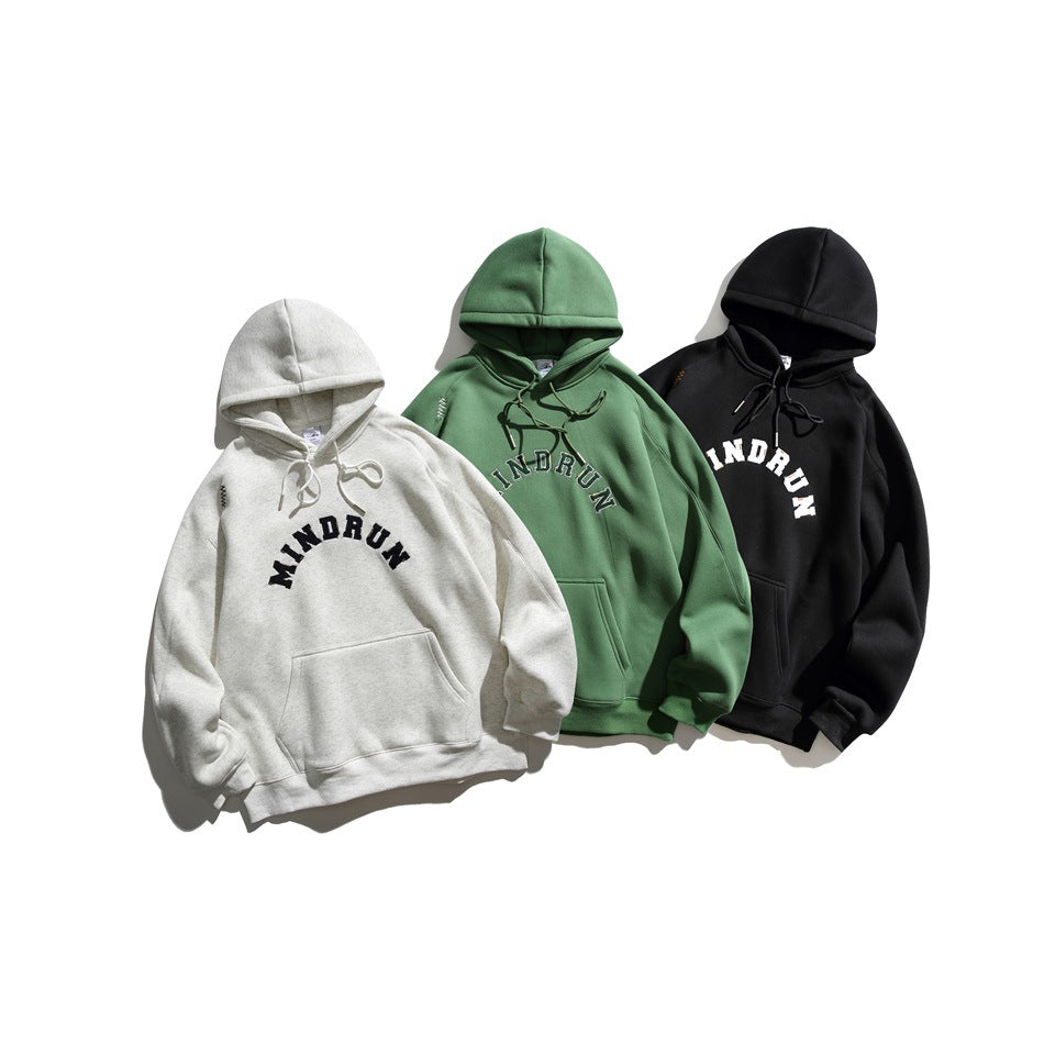Sudadera con capucha de polar acolchada y suelta