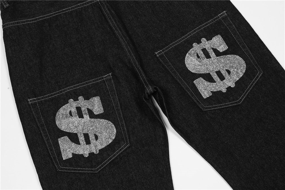 Dollars Printed Denim Jeans