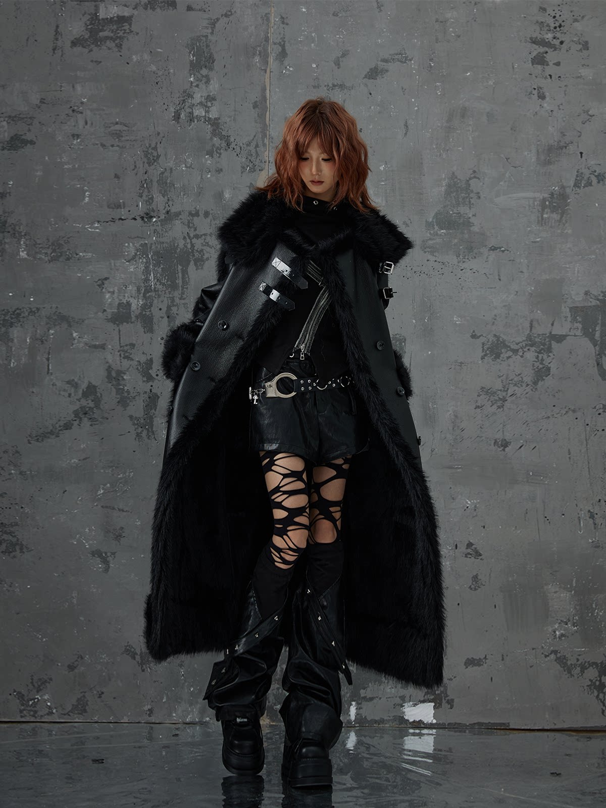Heavy Thickened Fake Fur Shearling Coat