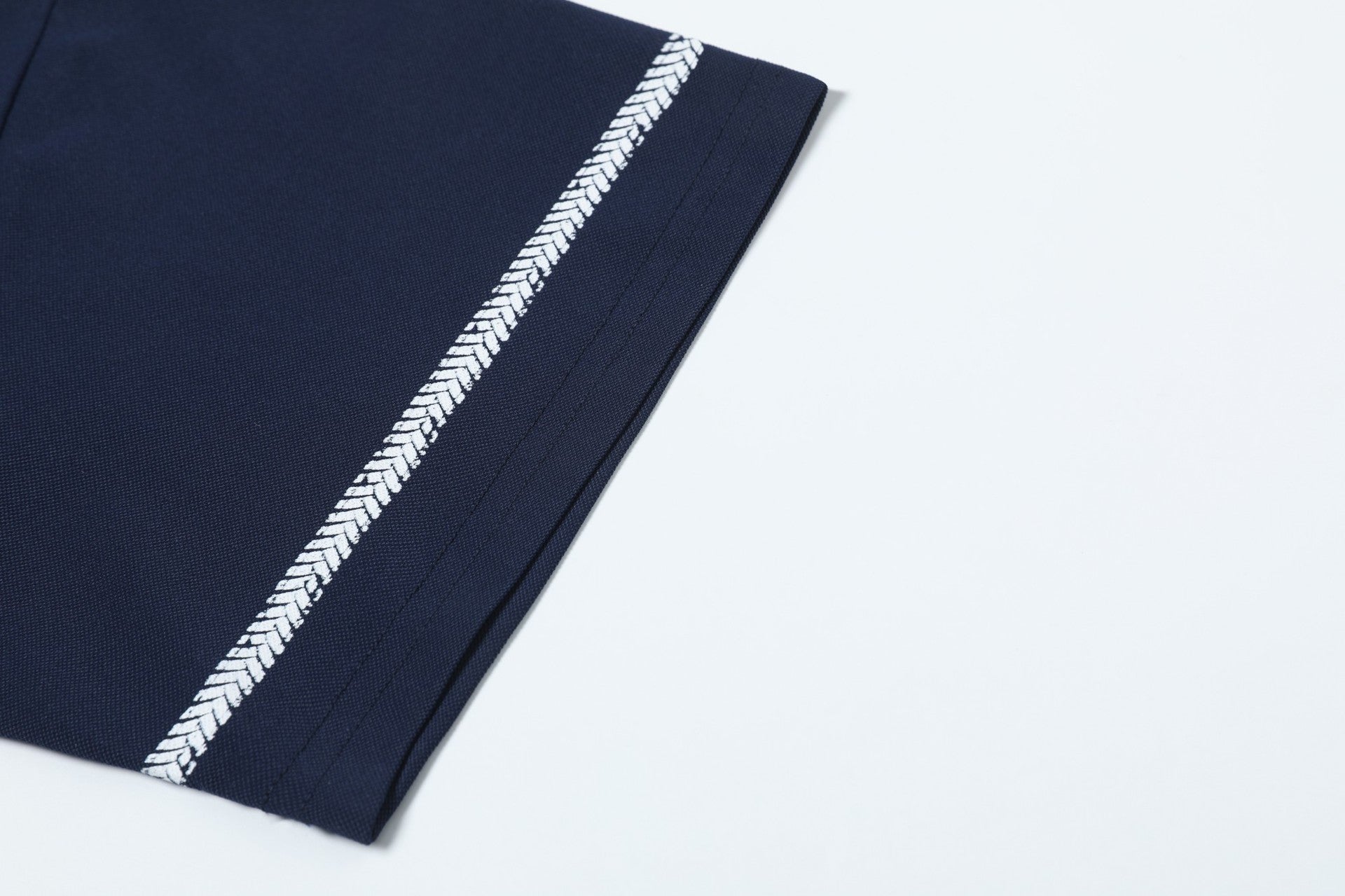 Retro Wheel Print Polo Jersey