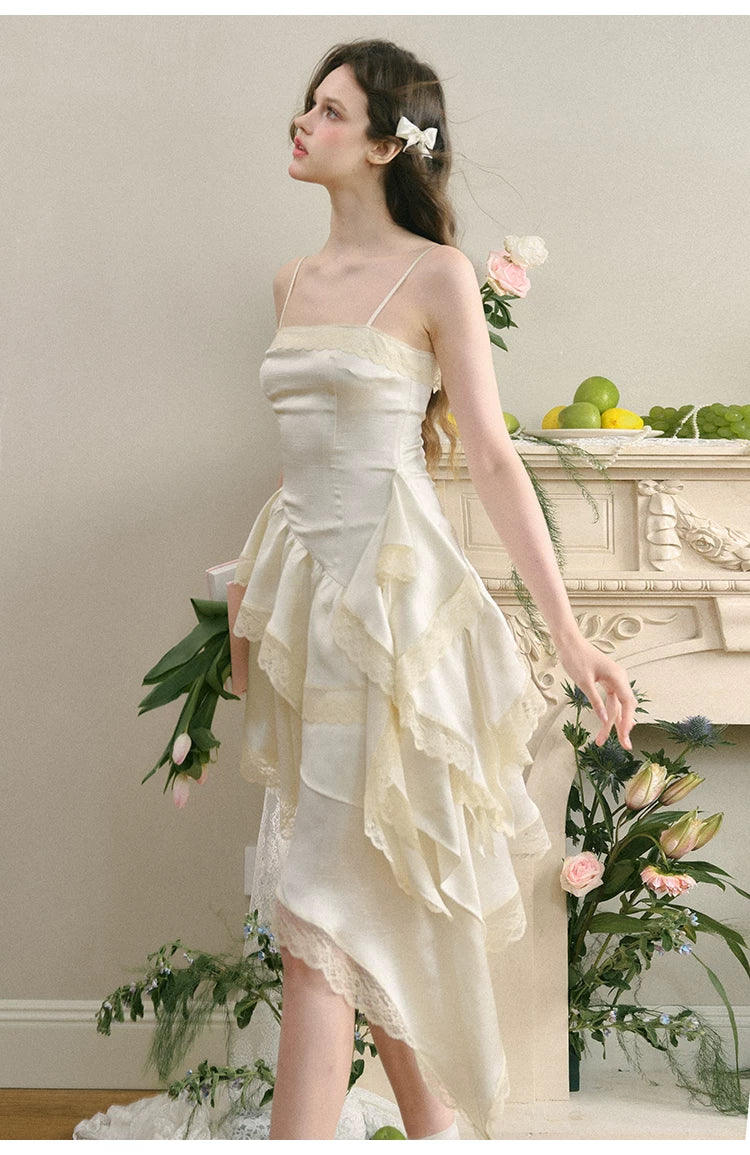 Irregular Hem Length Camisole Dress