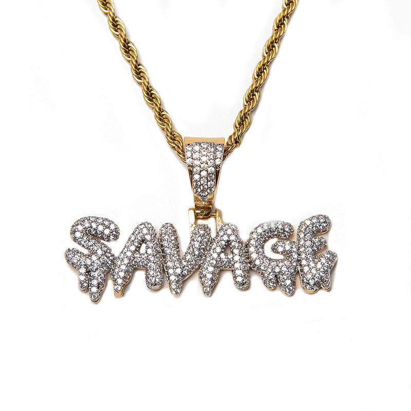 Collier Savage Full Diamond