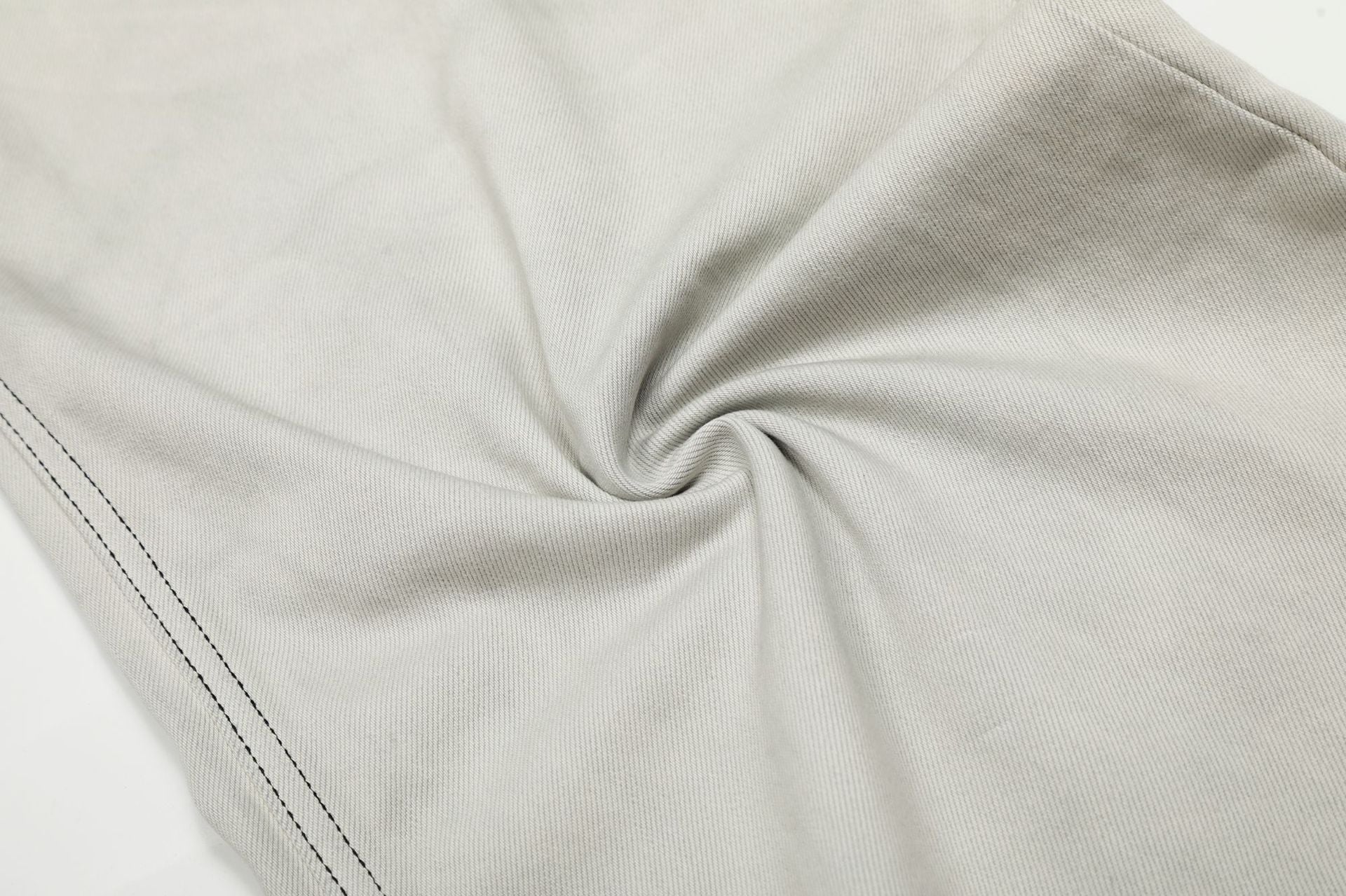Washed Whisker Barrel Denim Jeans