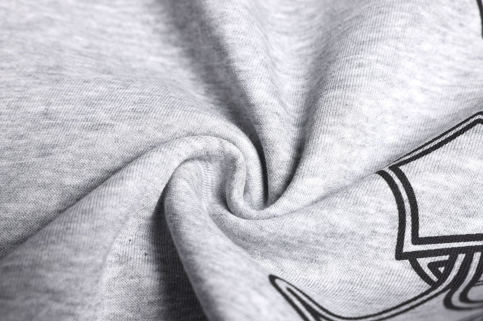 Letter Print Deconstruction Wide Leg Sweatpants