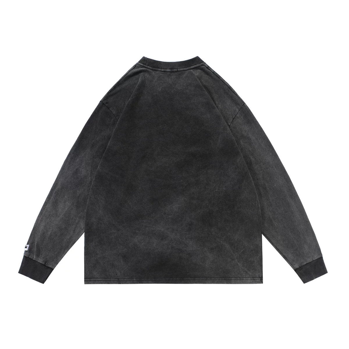 Letter Print Oversize Long-Sleeve Top