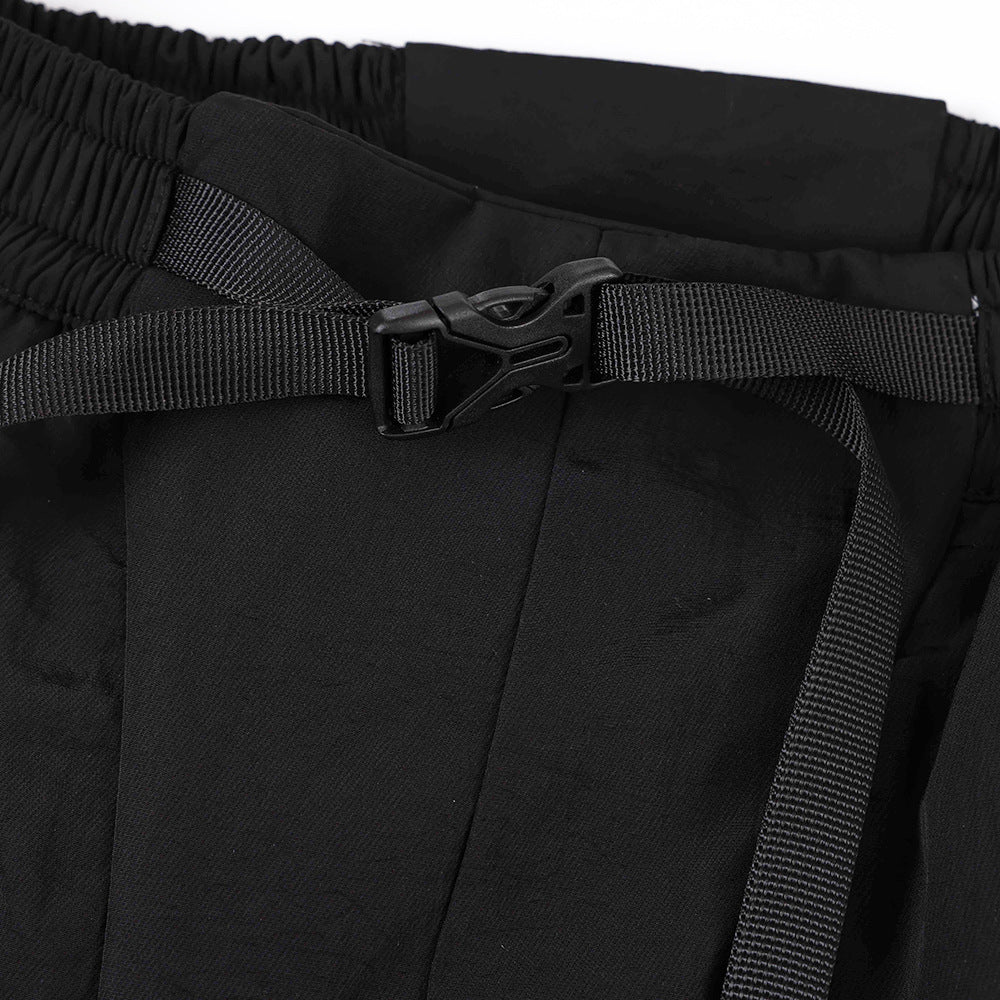 Belted Loose Flare Sweatpants