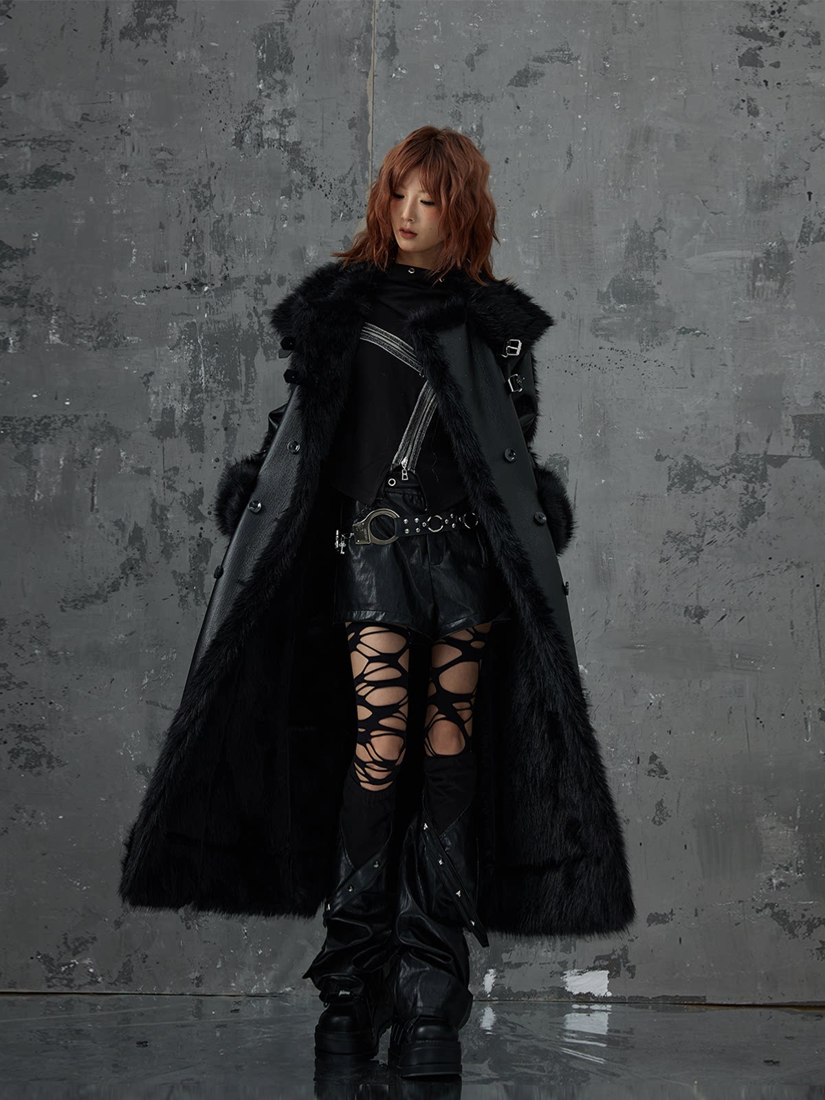 Heavy Thickened Fake Fur Shearling Coat