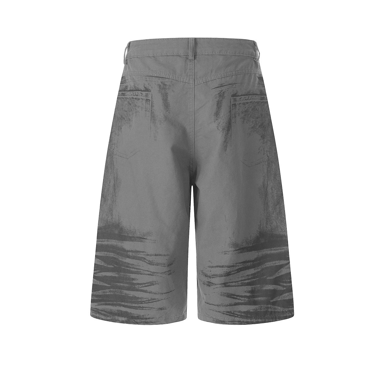 Brush Paint Cropped Pants