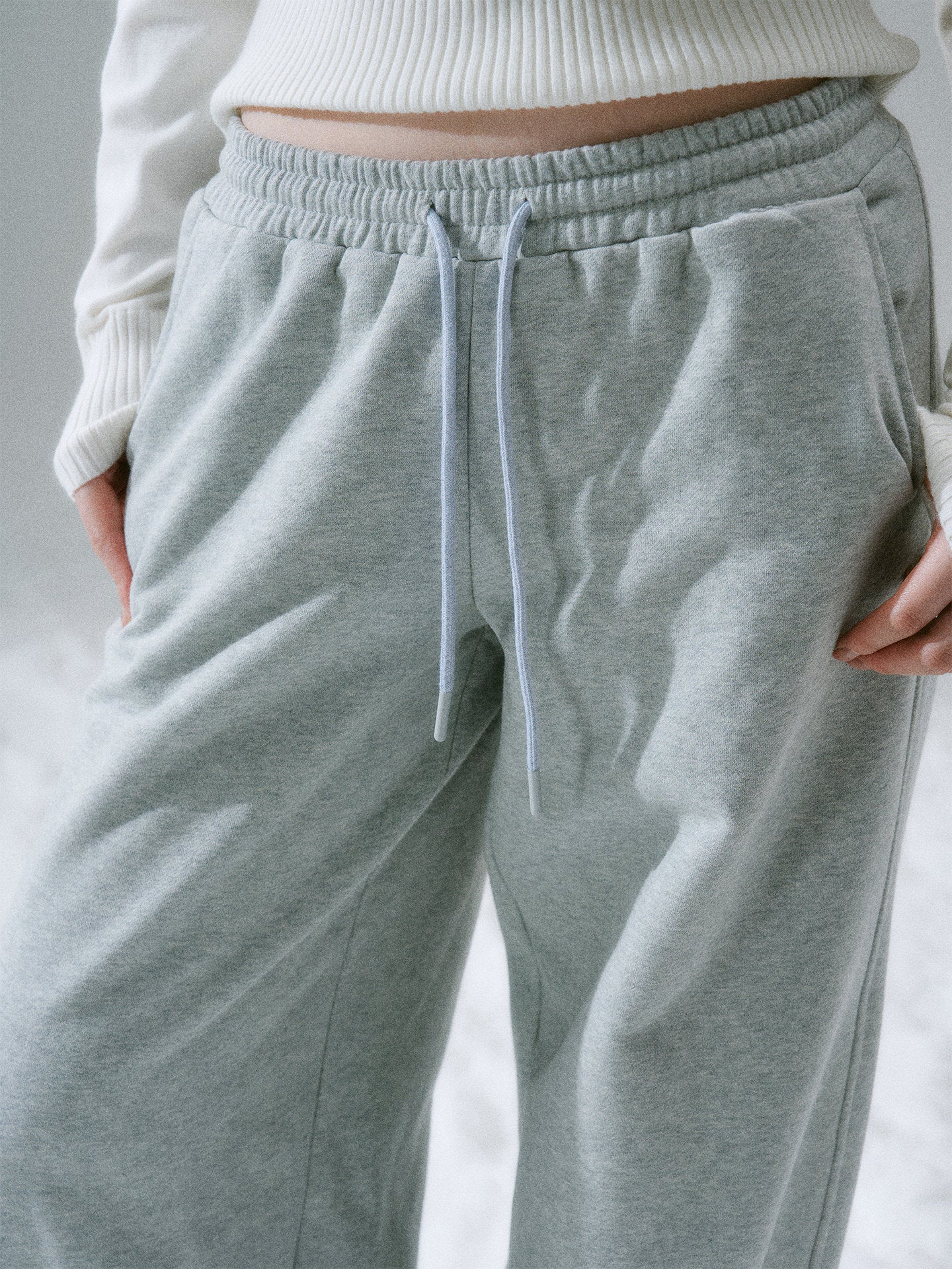 Wide-Leg Sweatpants