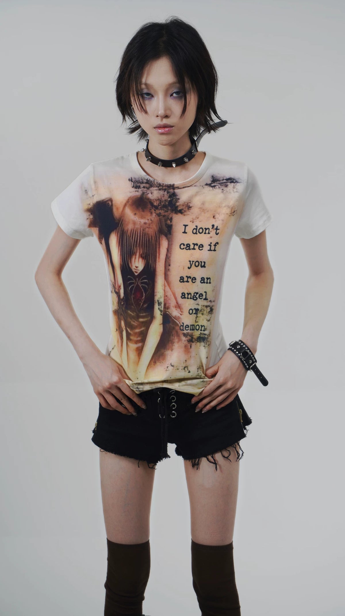 Graffiti Print Short Sleeve T-Shirt