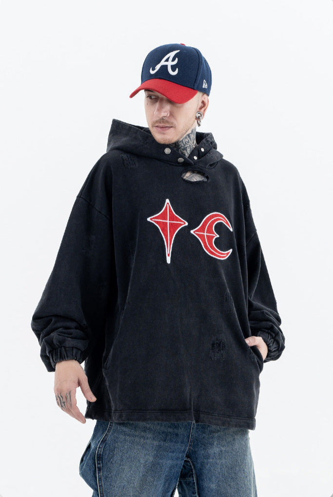 Unisex Thug Club Black Hoodie