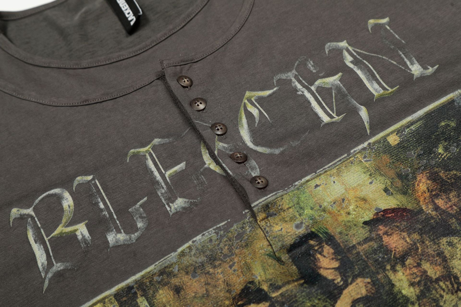 Oversize Fake Layered Long Sleeve T-Shirt