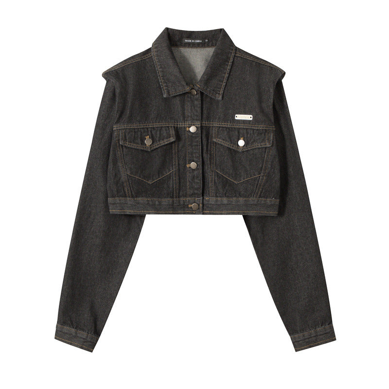 Hong Kong Style Versatile Denim Jacket