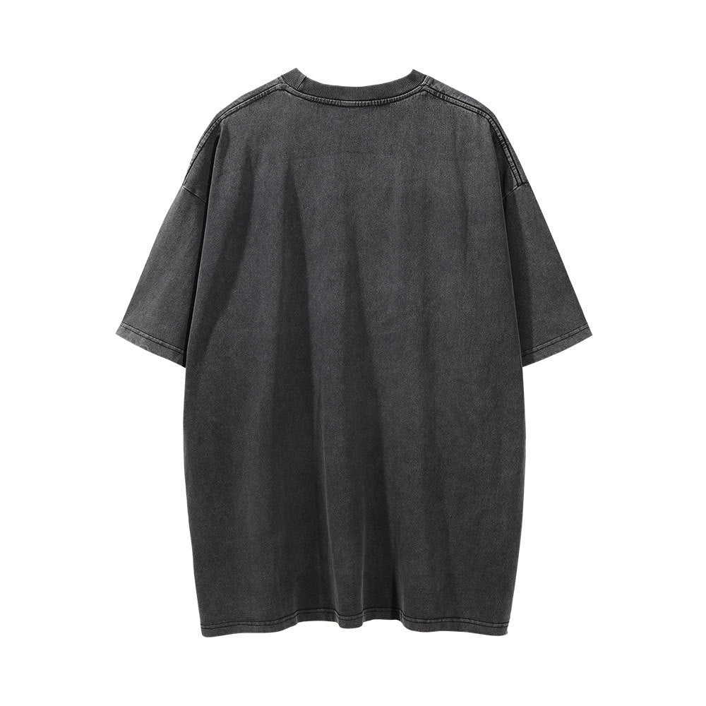 T-shirt gothique délavé pour fille