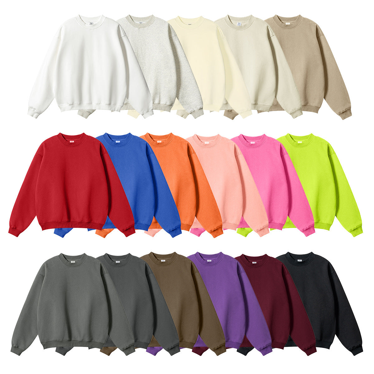 Fleece Lining Oversize Sweatshirt