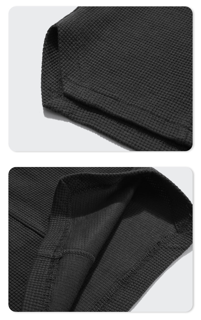 Oversize Waffle Short-sleeve T-shirt & Waffle Short Pants Setup