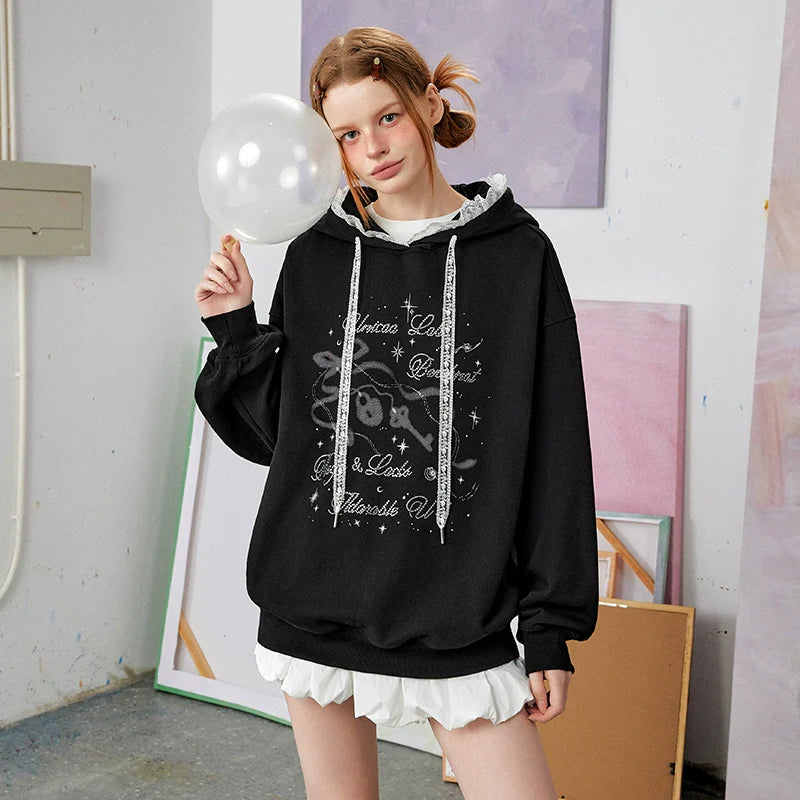 Patchwork American Vintage Hoodie