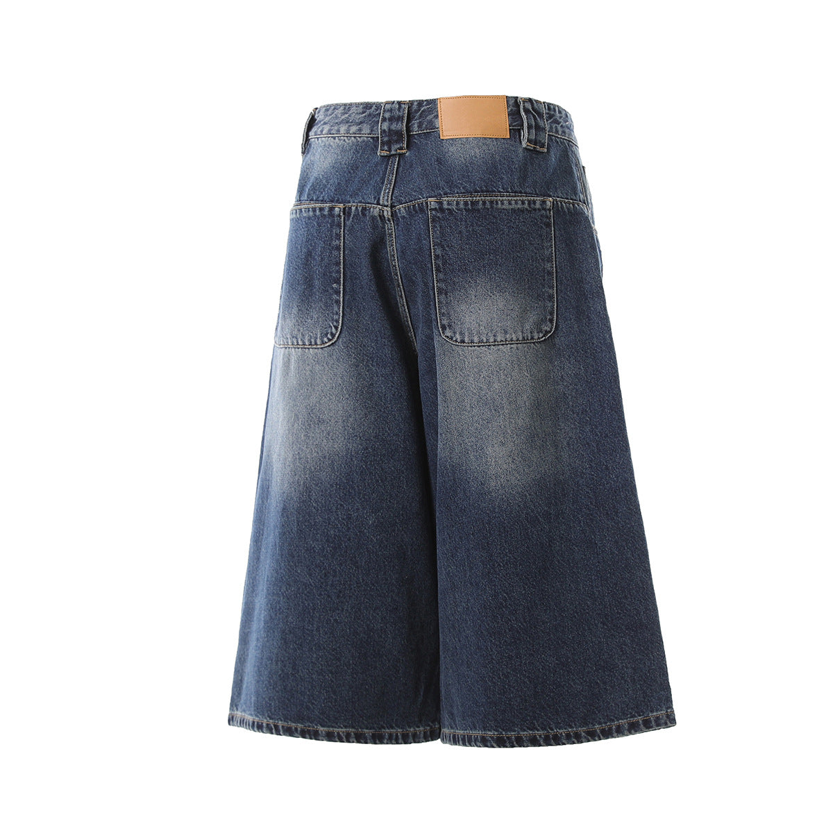 Washed Fade Cropped Denim Jeans