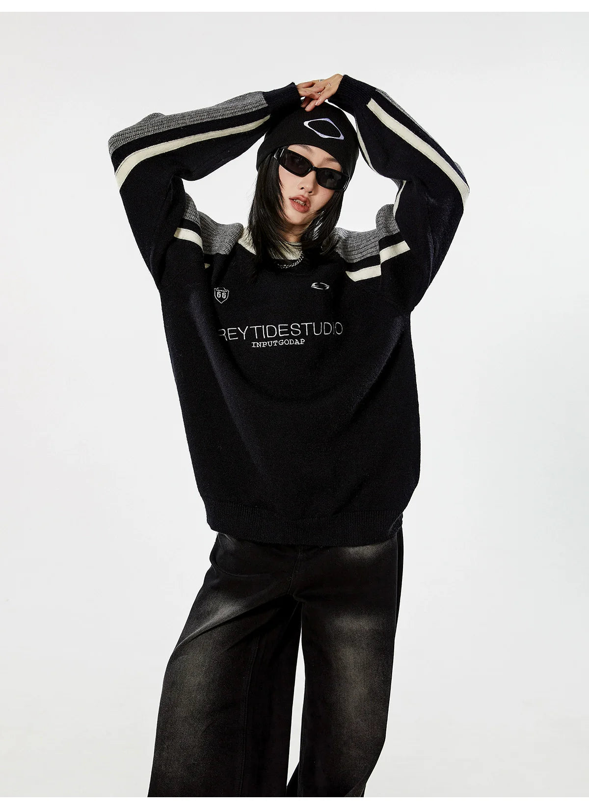 Slouchy Knit Oversized Sweater