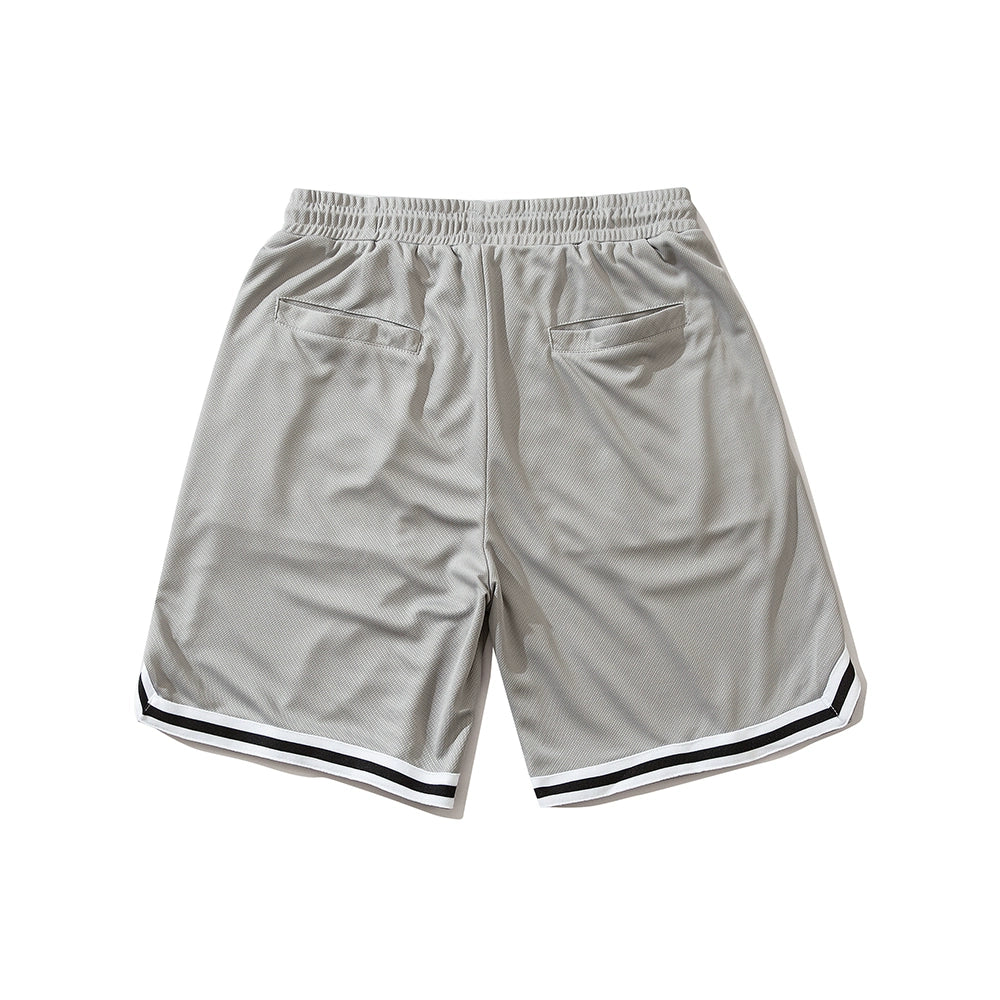 Letter Embroidered Basketball Shorts