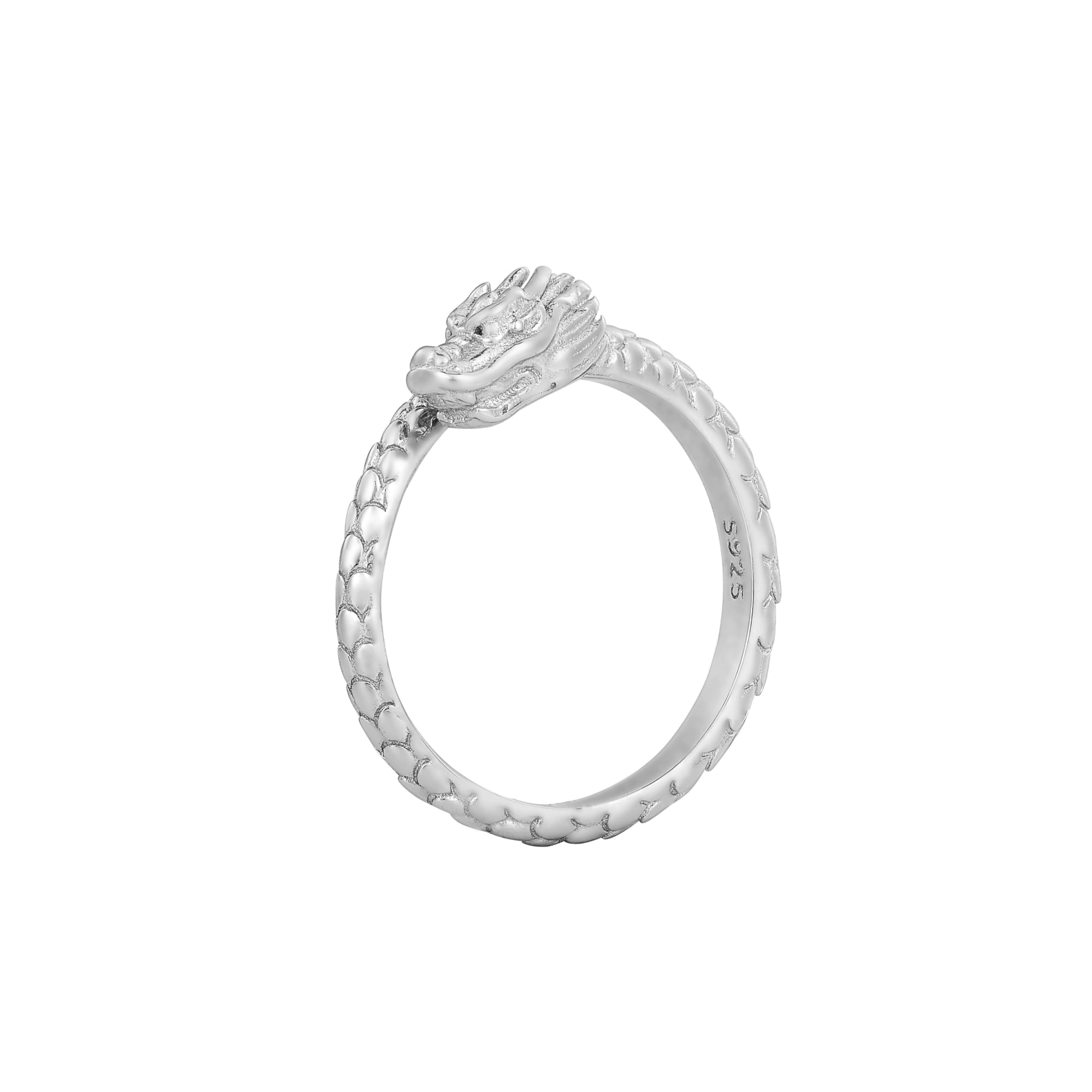 Dragon S925 Swing Tail Ring