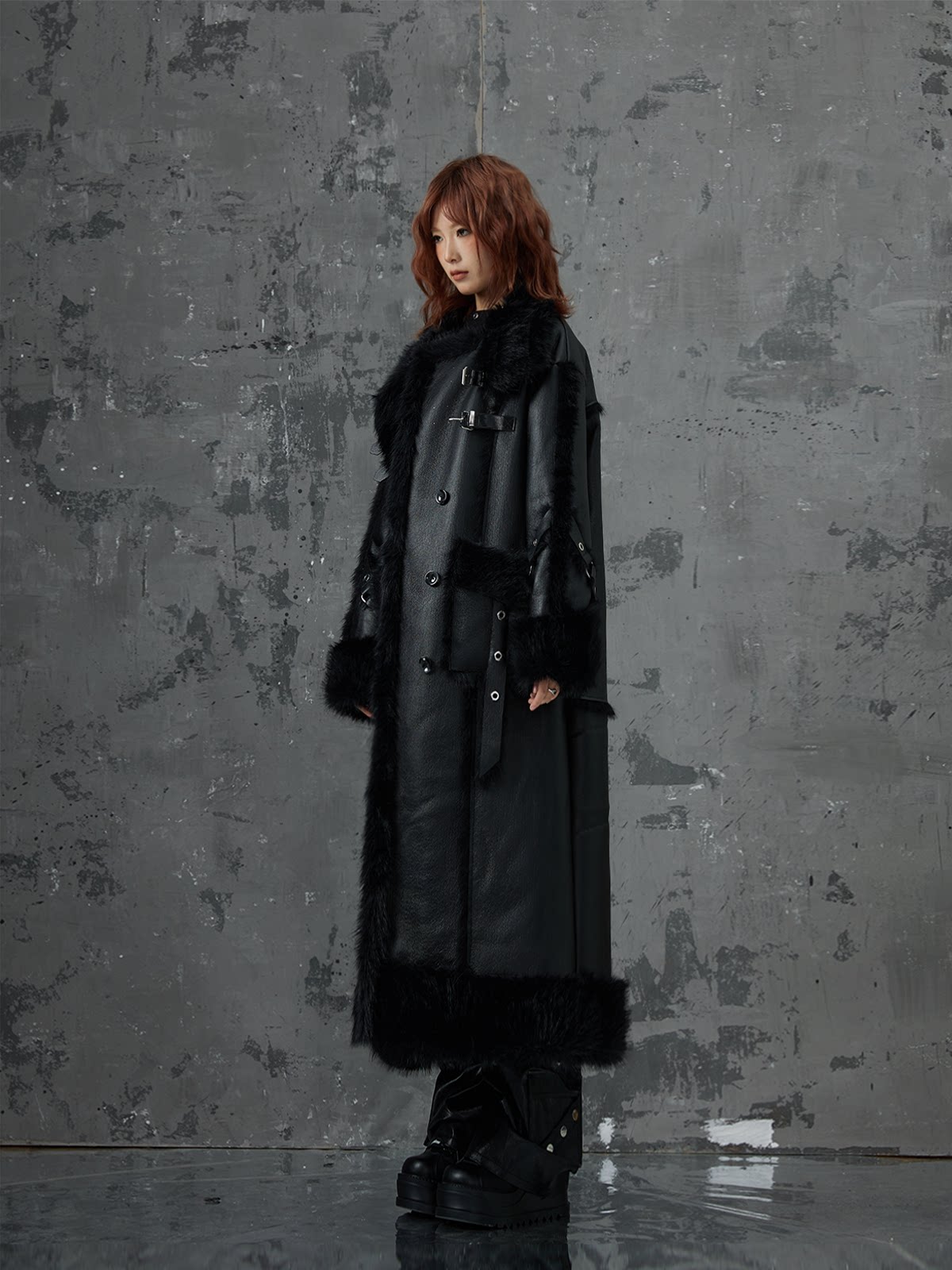 Heavy Thickened Fake Fur Shearling Coat