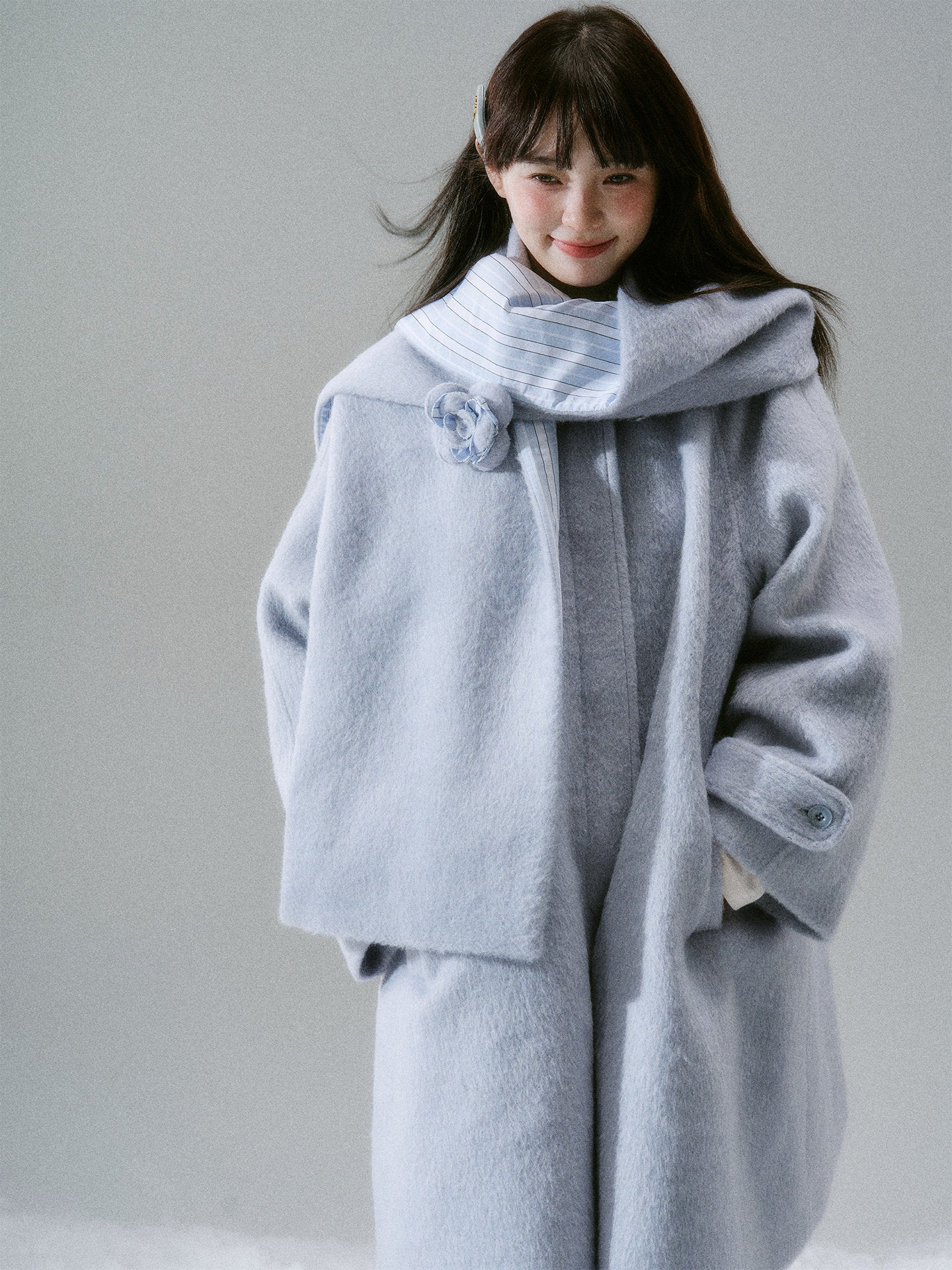 Flower Accent Coat