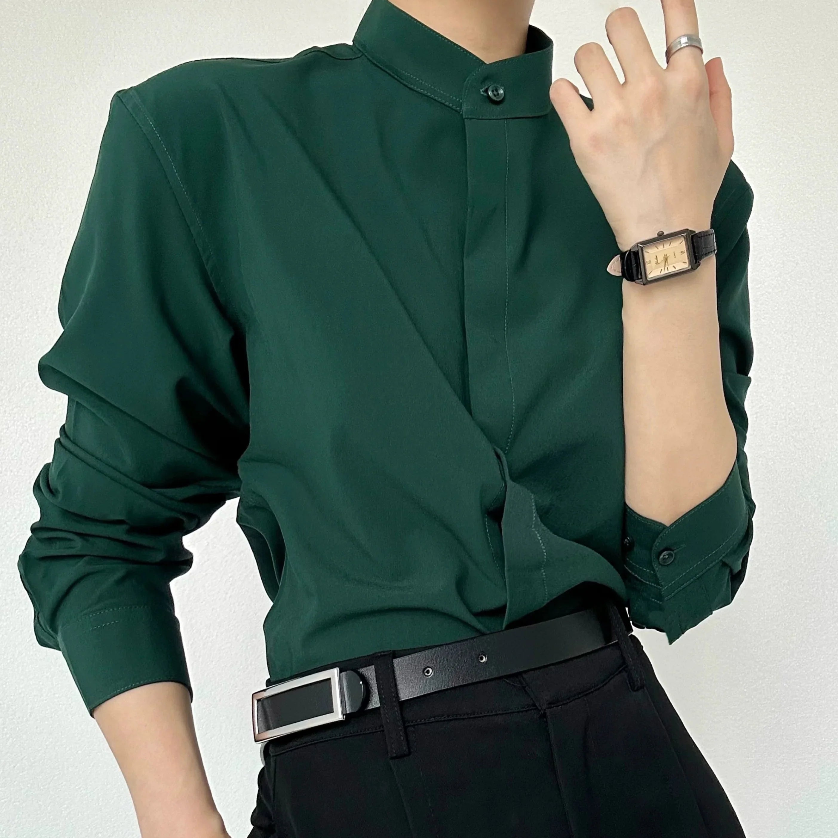 Drape Long Sleeve Shirt