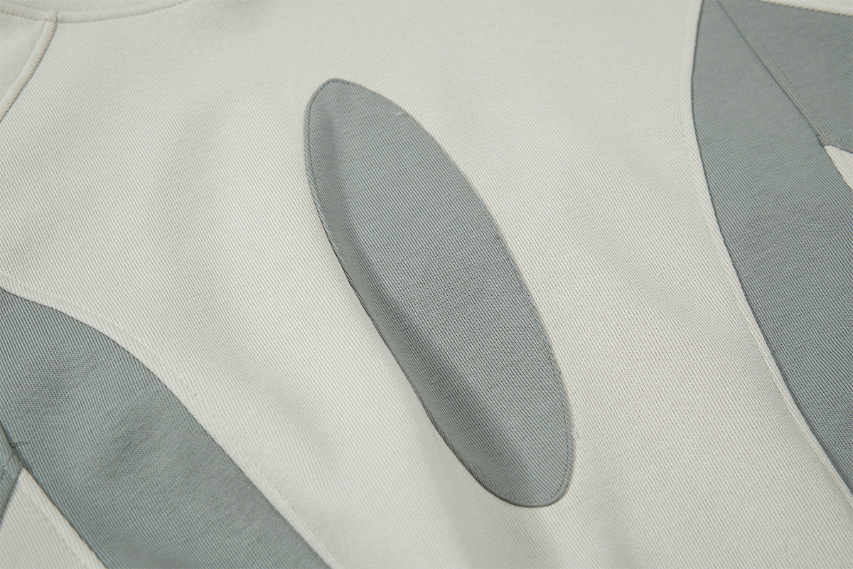 Panel Raglan Design Hoodie