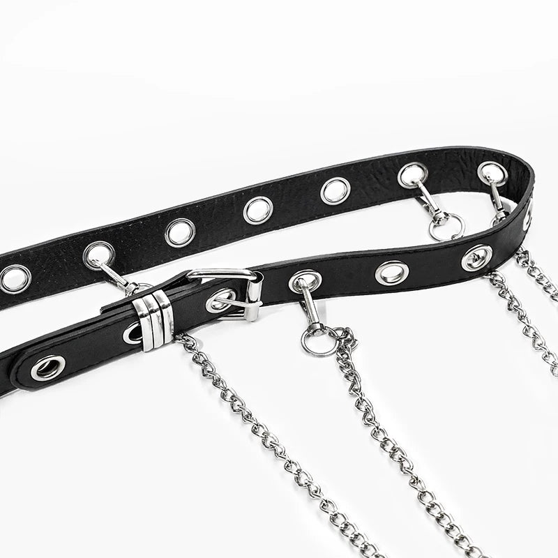 PU Leather Design Metal Buckle Belt