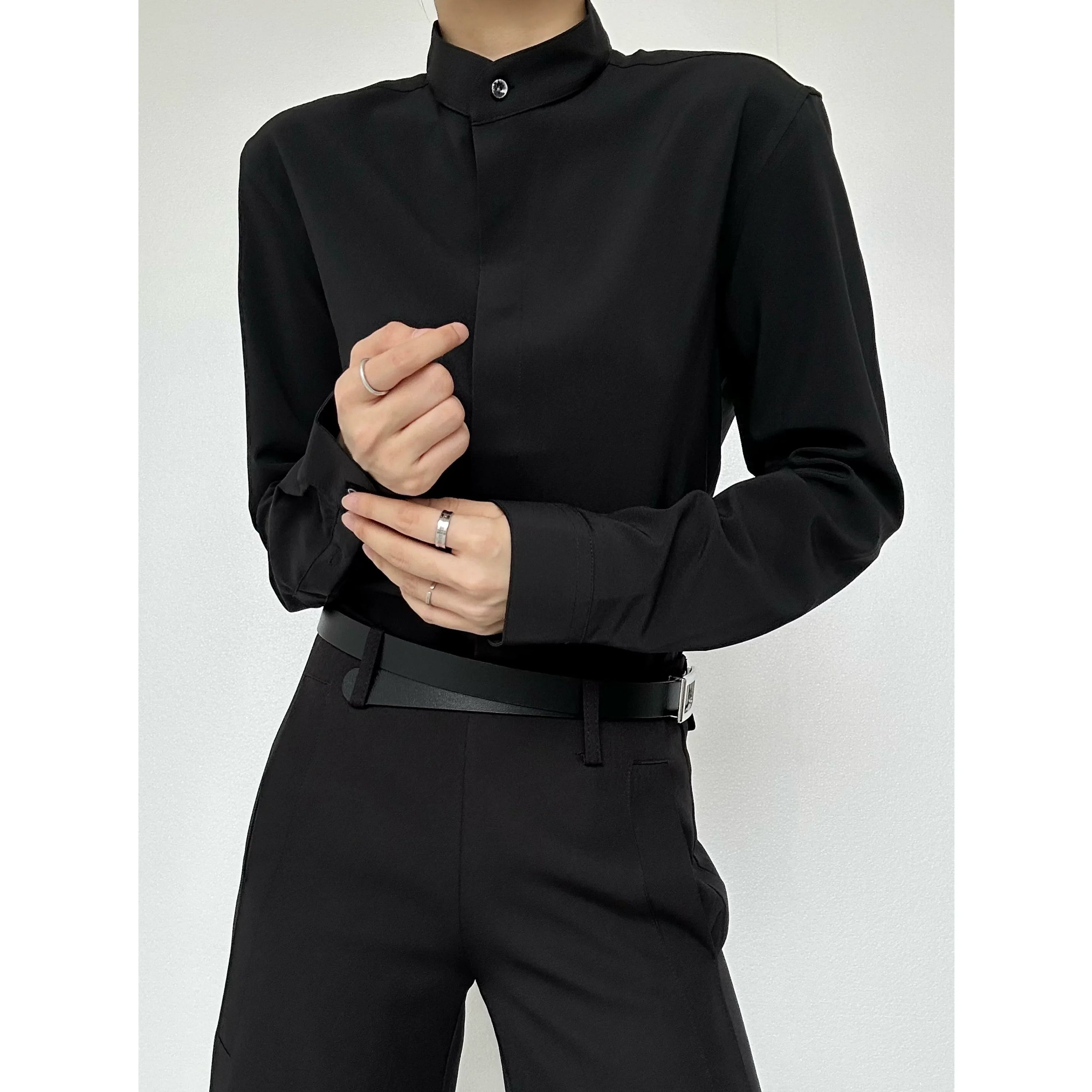 Drape Long Sleeve Shirt