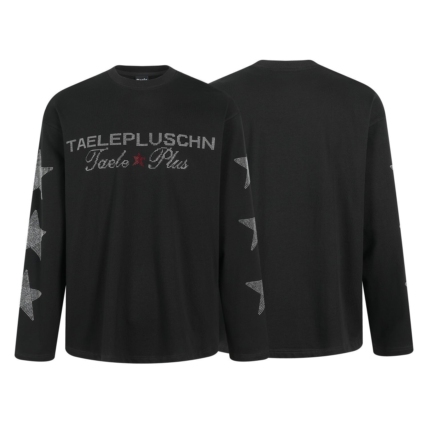 Star Rhinestone Letter Long Sleeve T-Shirt