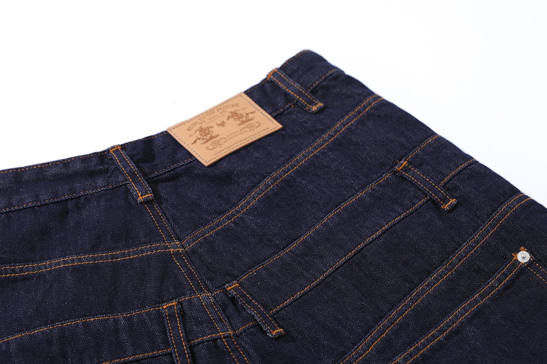 Double Waist Wide Leg Cropped Denim Jort