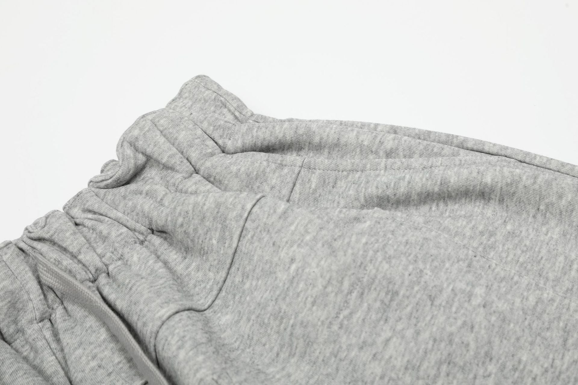 Deconstruction Wide Leg Half Sweatpants