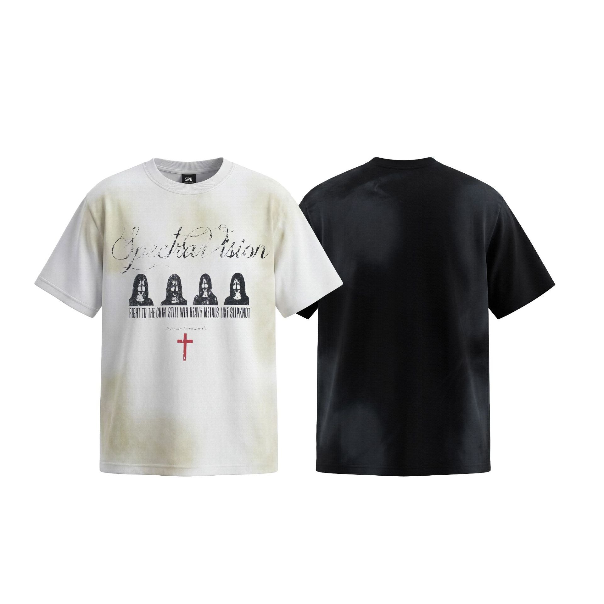Washed Graphic Print Short Sleeve T-Shirt
