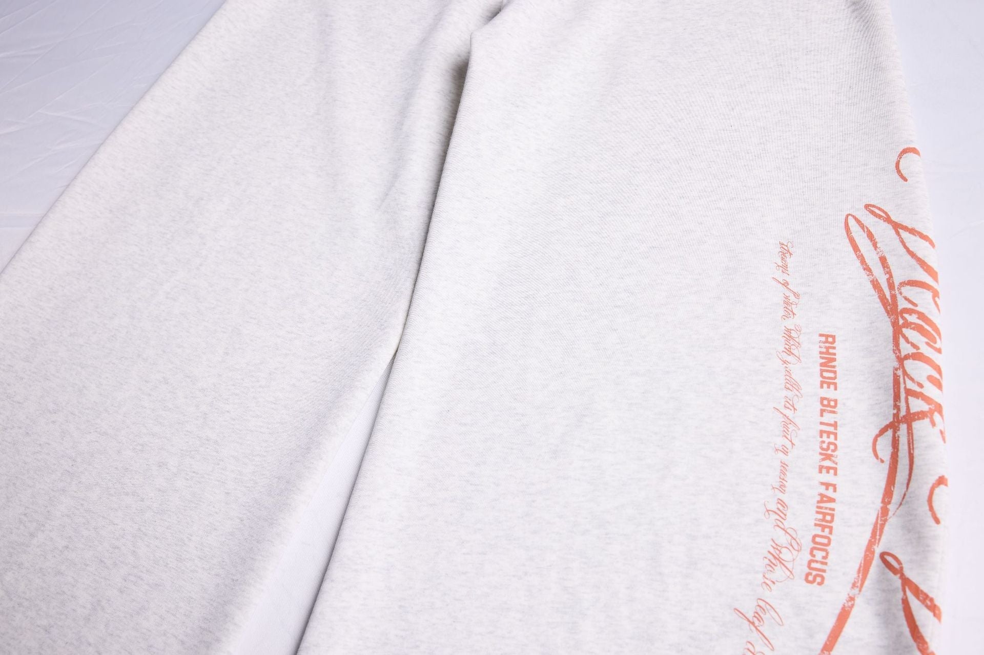 Print Barrel Leg Sweatpants
