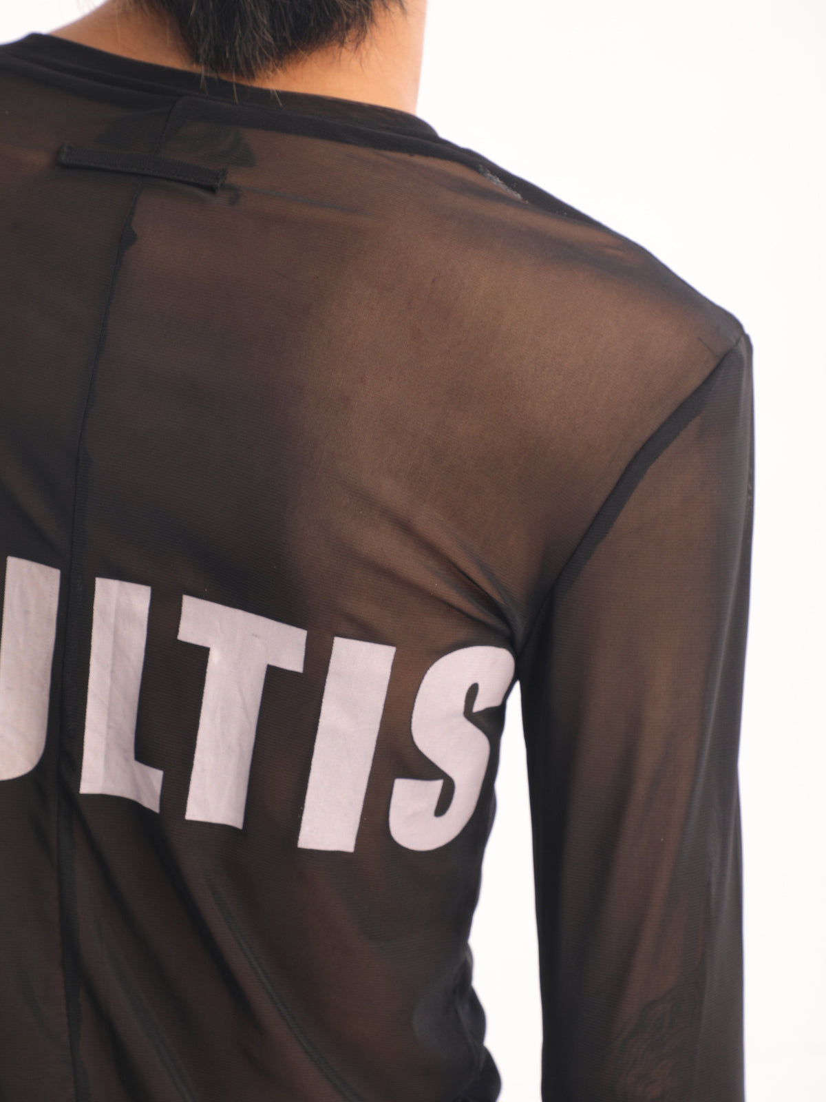 Subculture Print Slim Long Sleeve T-Shirt