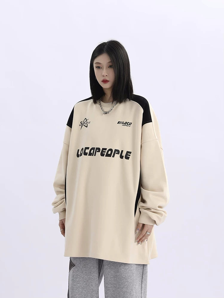 Oversized Round-Neck Sweatshirt
