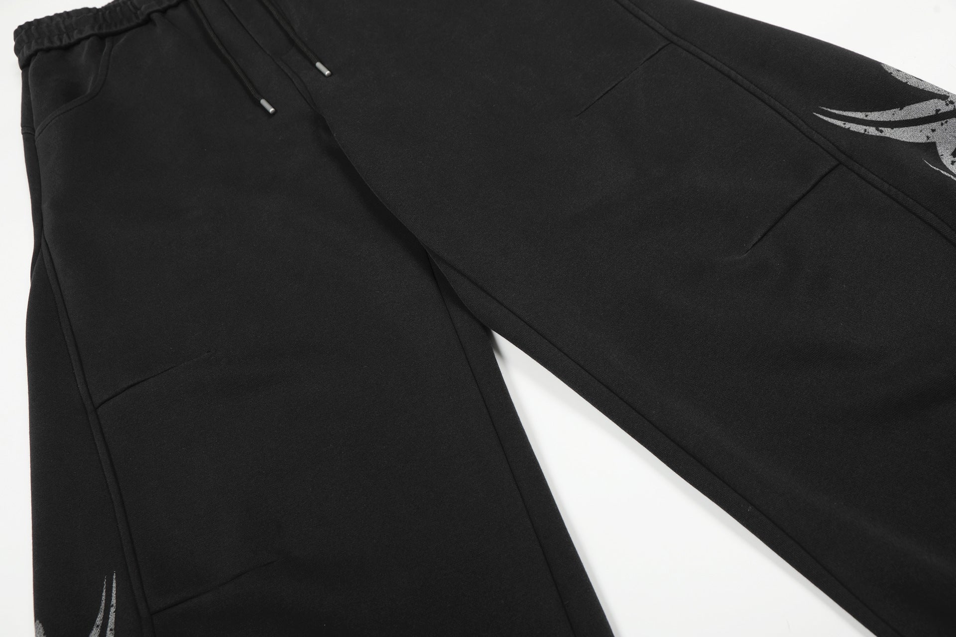 Tribal Print Drawstring Wide Leg Sweatpants