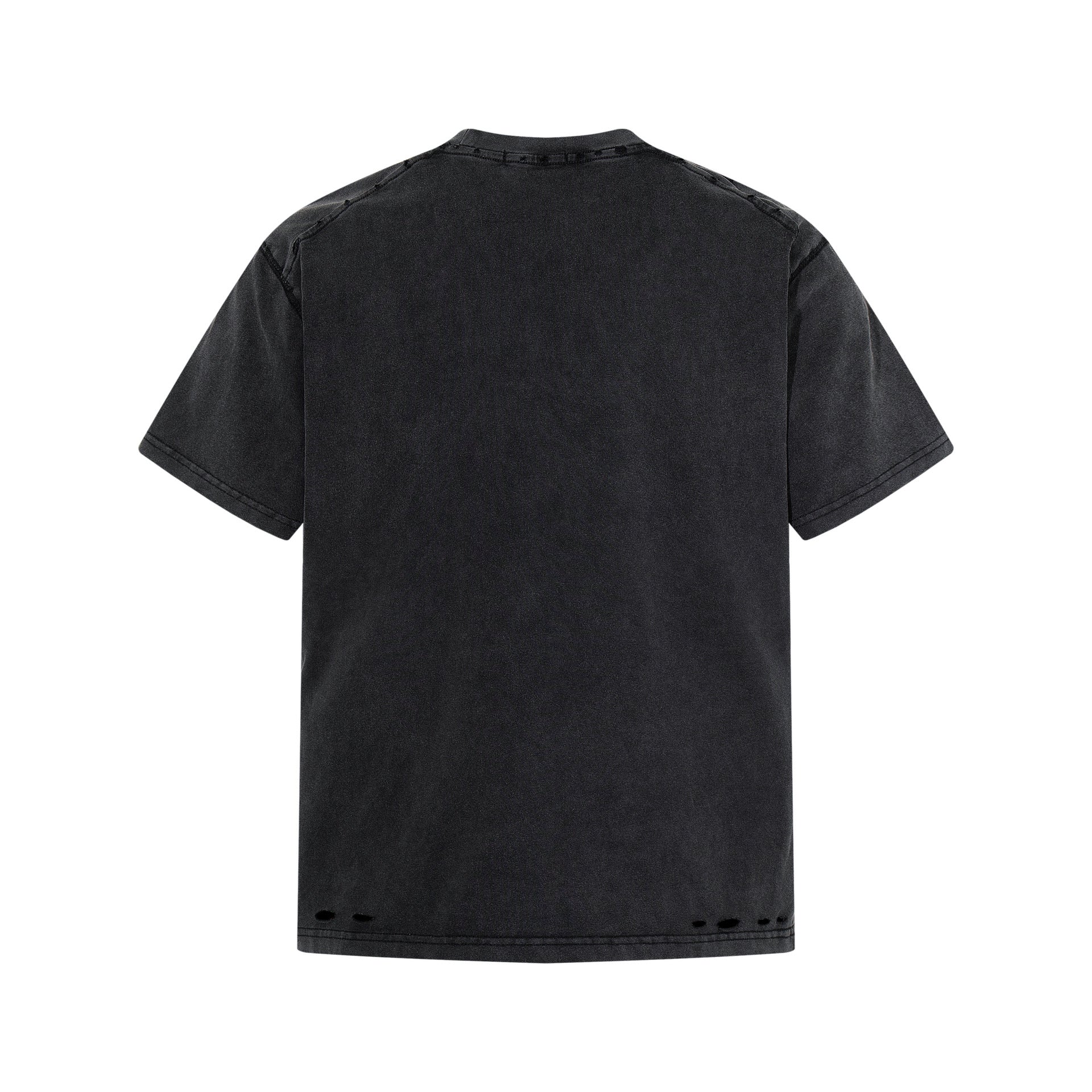 Washed Damage Short Sleeve T-Shirt