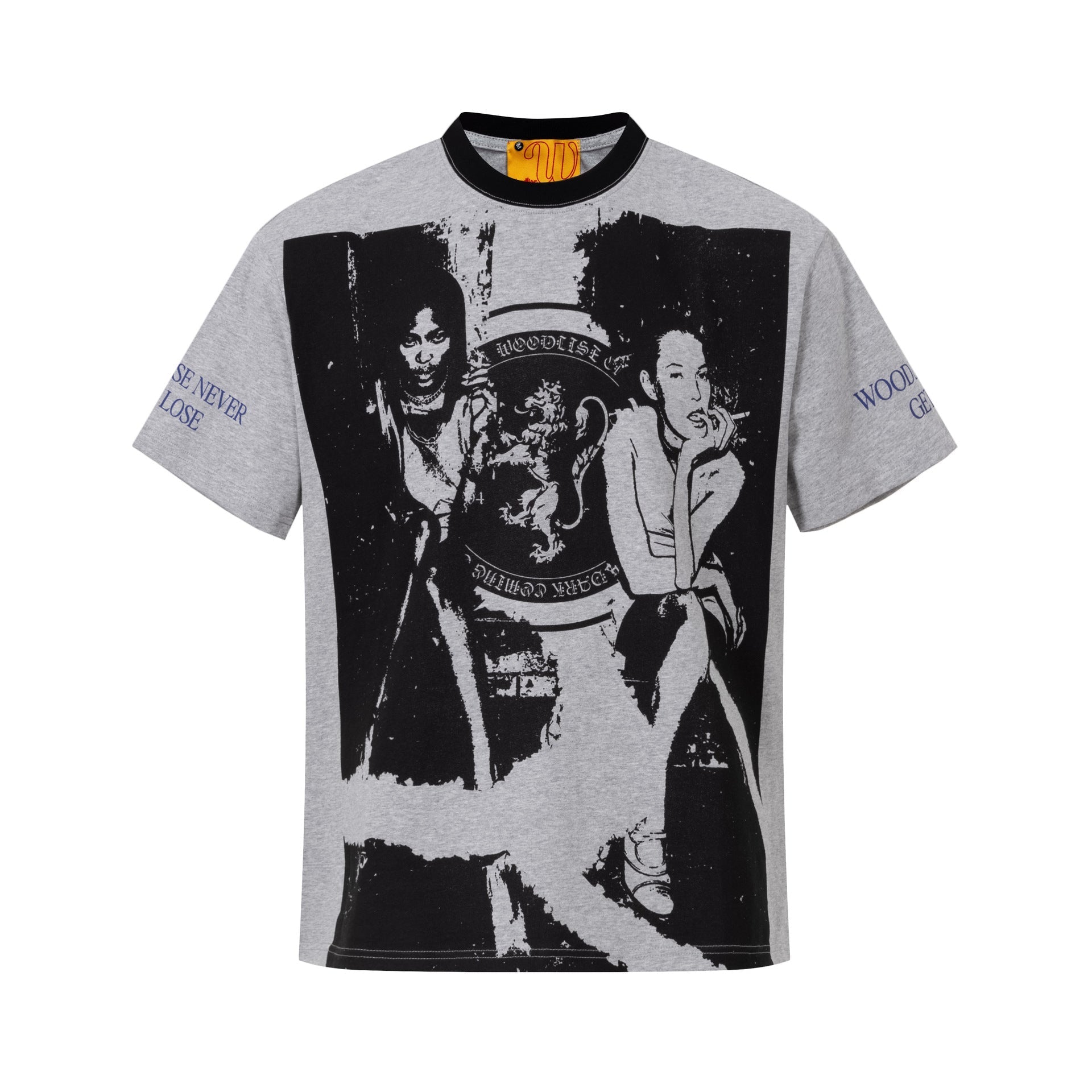 Creative Figure Print Short Sleeve T-Shirt