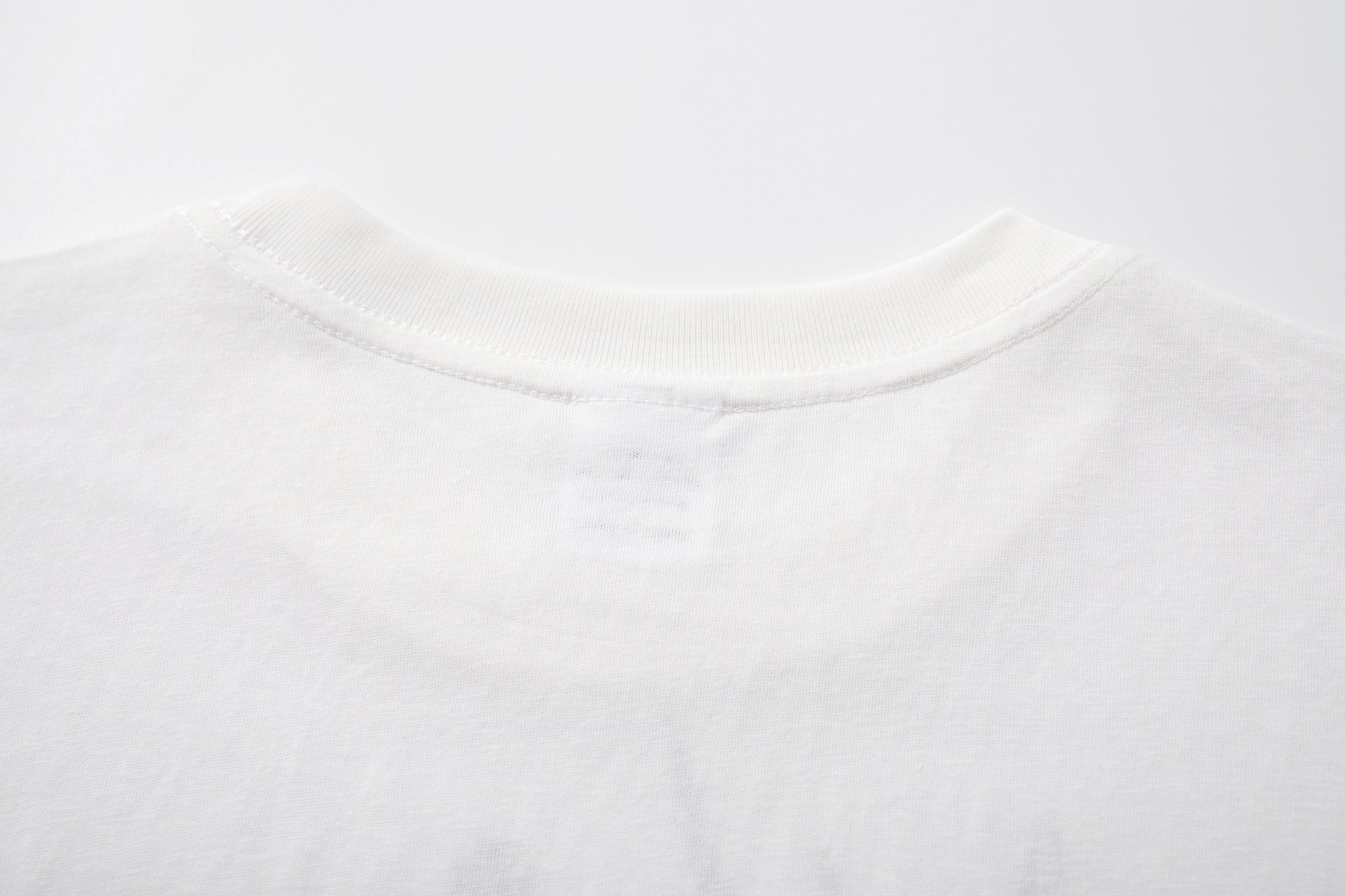 Snowflake Cotton Print Short Sleeve T-Shirt