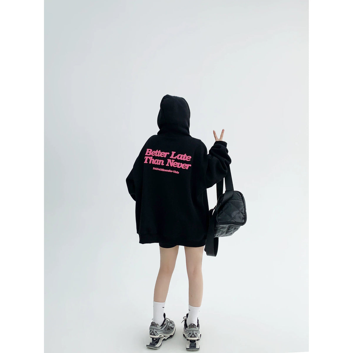 Sudadera con Capucha Oversize Estampada