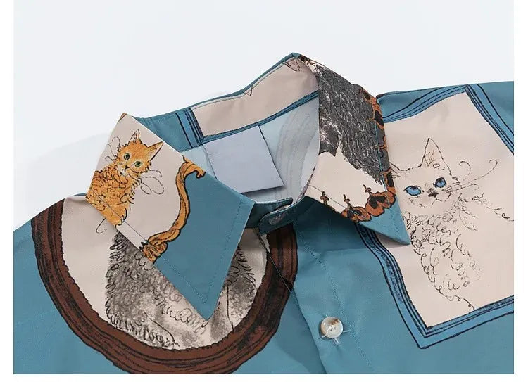 Retro Cats Portraits Shirt