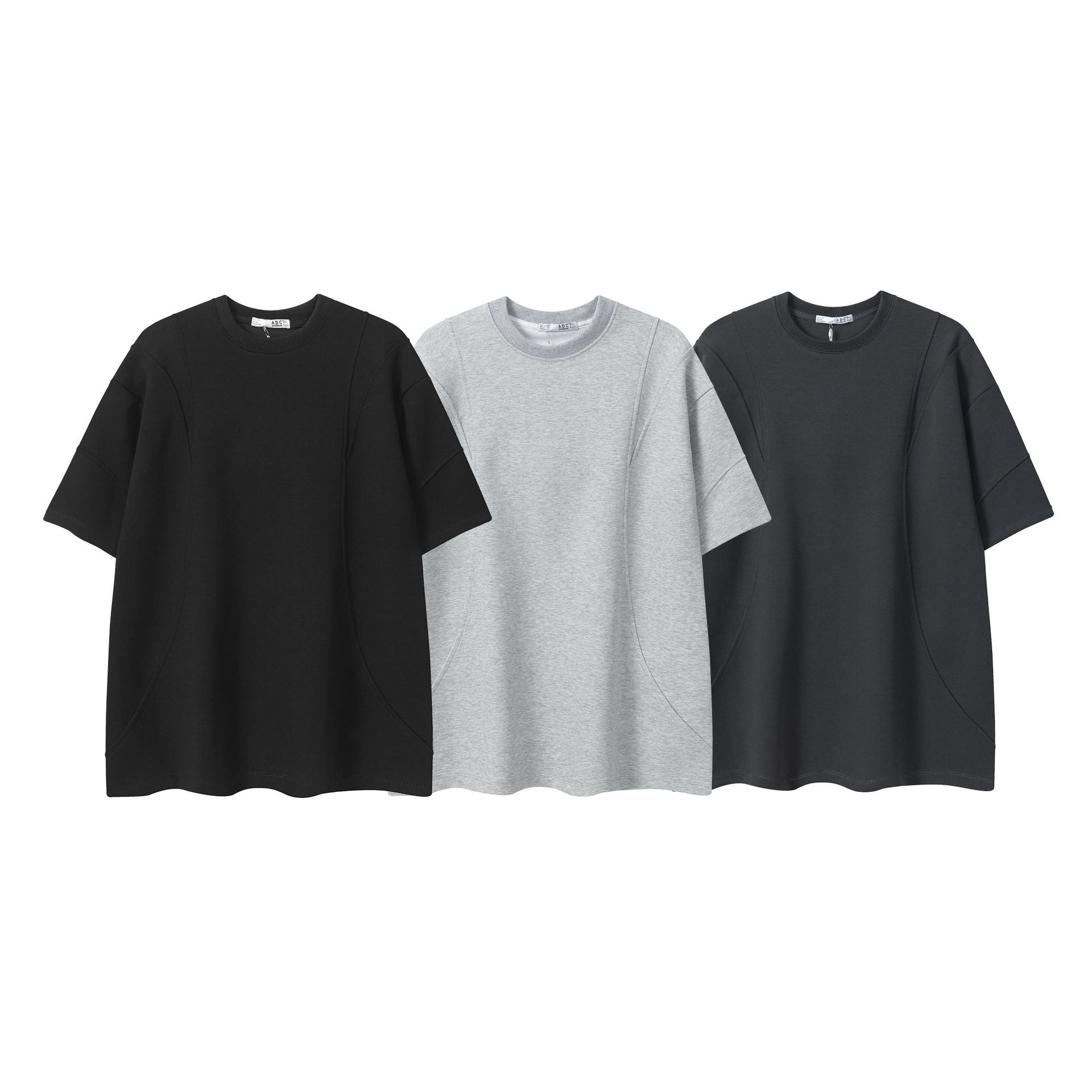 Patchwork Design Short Sleeve T-Shirt