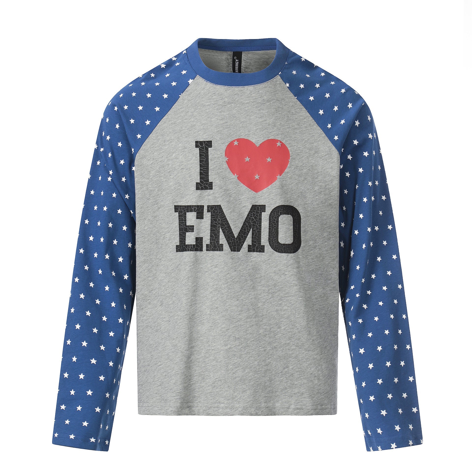 Graphic Letter Polka Dot Print Long Sleeve T-Shirt